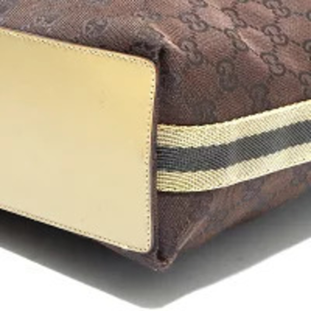 Gucci GG Canvas Handbag Brown - Picture 6 of 13